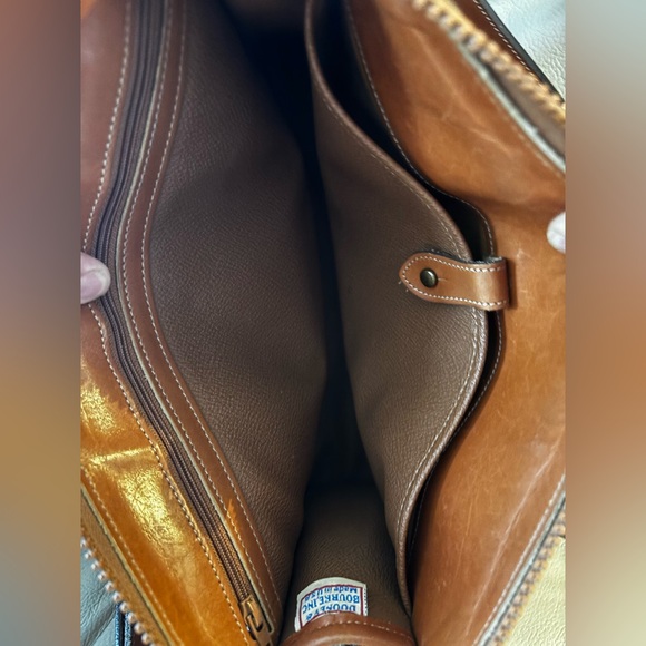 Vintage Dooney & Bourke Brown Leather Crossbody Bag - Picture 5 of 5